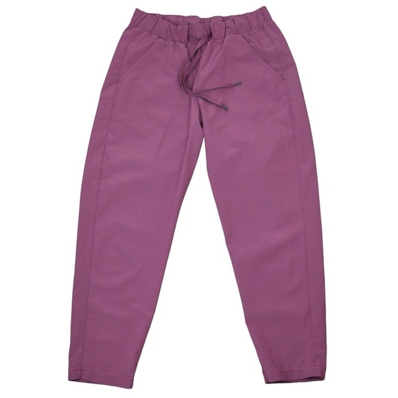Under Armour Woven Ankle Crop Lightweight Pants, Size Small Magenta 1329473 - Picture 2 of 11